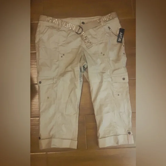 Apt. 9 Women's Cargo Joggers in Beige - Picture 2 of 5